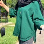 شومیز دخترانه لینن ریش ریش دیانا رشت