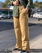 شلوار بگ کتان