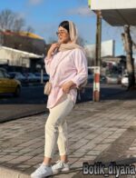 شومیز لینن پایین هلال آروشا