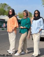 شومیز لینن مدل مارون