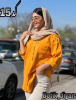 شومیز کتان مدل رز