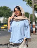 شومیز لینن سوزنی