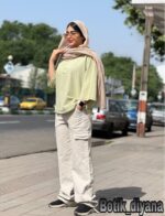 شومیز لینن سوزنی