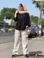 شومیز لینن سوزنی