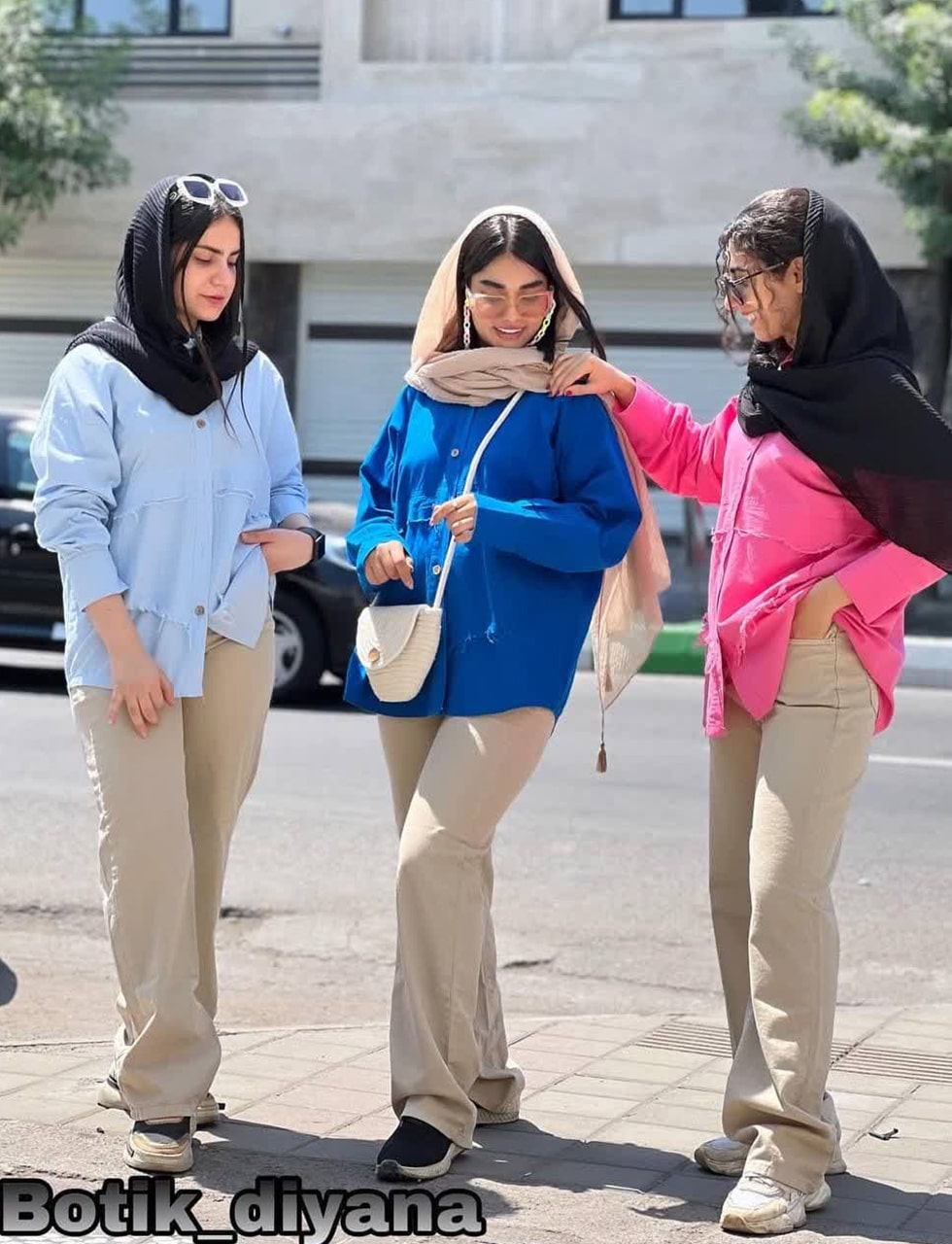 شومیز لینن مدل محیا
