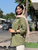 شومیز لینن مدل سروناز