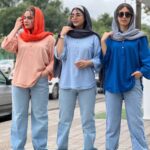 شومیز لینن جلو بسته