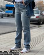 شلوار واید جین مدل شیکو