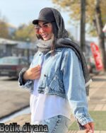 کت کراپ جین آف مدل تیارا