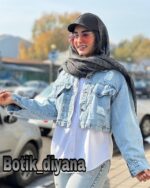 کت کراپ جین آف مدل تیارا