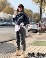 کت کراپ جین آف مدل تیارا