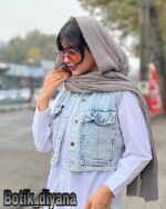 کت کراپ جین آف مدل تیارا