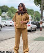 شومیز لینن مدل لیلا