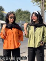 شومیز لینن مدل تانیا