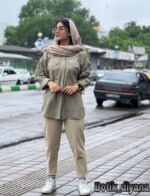 شومیز لینن مدل غزال