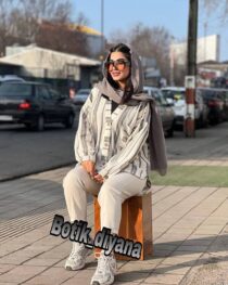 شومیز راه راه مدل دلبهار