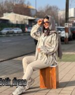 شومیز راه راه مدل دلبهار