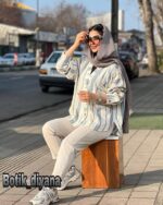 شومیز راه راه مدل دلبهار