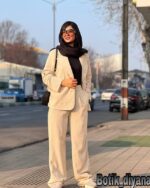 کت و شلوار لینن مدل پرنا بوتیک دیانا