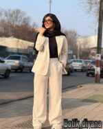 کت و شلوار لینن مدل پرنا بوتیک دیانا