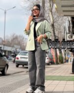 تک کت لینن مدل ژینو