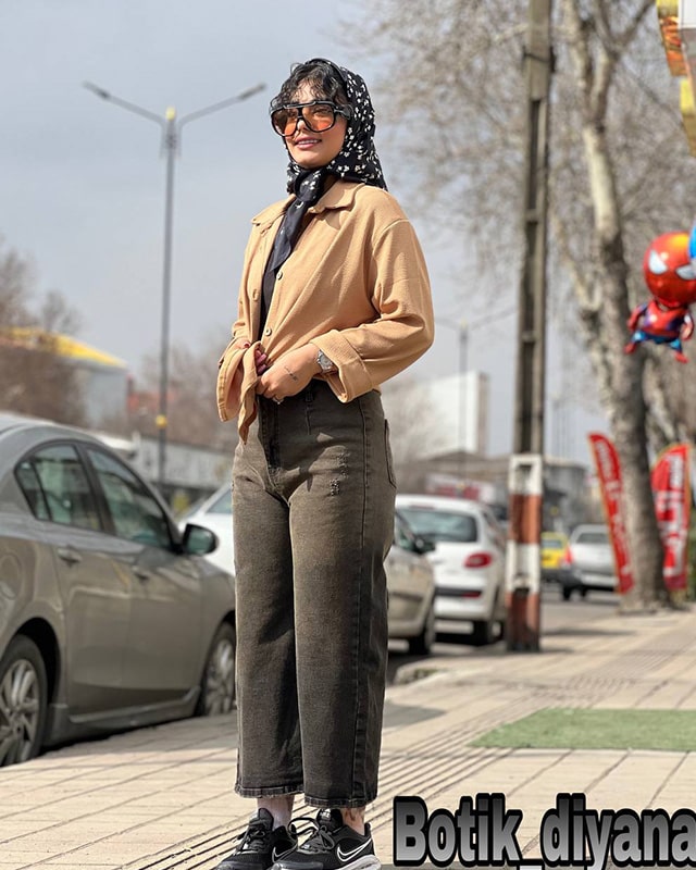 شومیز مراکشی ژاکارد مدل ملوس