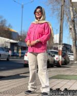 شومیز کتان مدل سارمکو