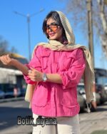 شومیز کتان مدل سارمکو