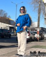 شومیز کتان مدل سارمکو