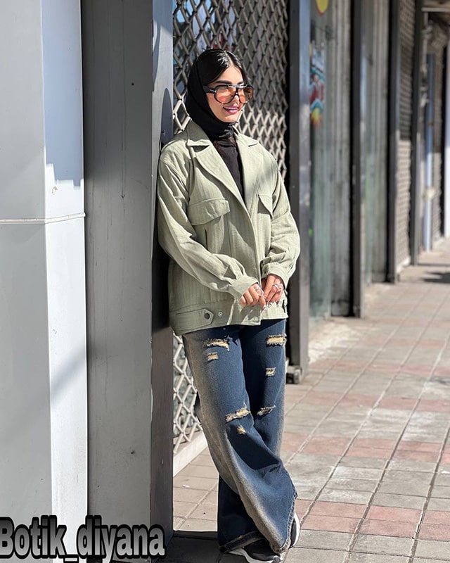 کت لینن مدل آتنا