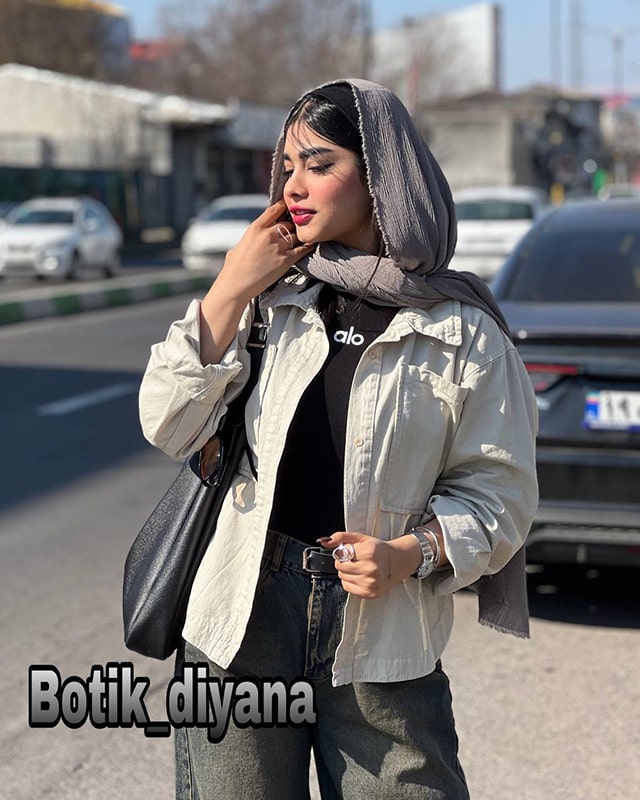 شومیز کتان مدل آسا