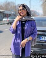 شومیز کتان پایین هلال
