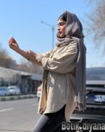 شومیز کتان پایین هلال