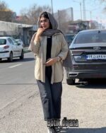 شومیز کتان پایین هلال