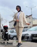 کت راه راه مدل آماندا