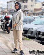 کت راه راه مدل آماندا