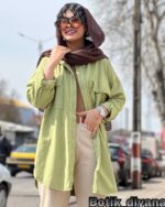 شومیز کتان جیب در دار
