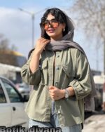 شومیز کتان مدل سیناز