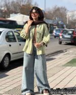 شومیز کتان مدل سیناز