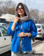 شومیز کتان مدل سیناز