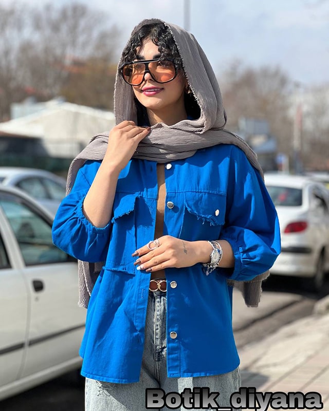 شومیز کتان مدل سیناز