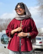 شومیز کتان مدل سیناز