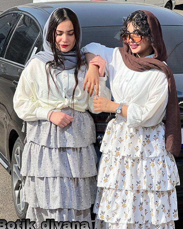 ست شومیز دامن مدل پینترست