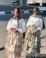 ست شومیز دامن مدل پینترست