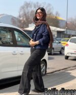 کت کراپ لینن مدل رزیتا