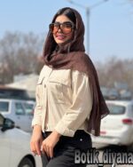 کت کراپ لینن مدل رزیتا