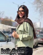 کت کراپ لینن مدل رزیتا