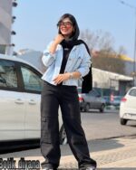 کت کراپ لینن مدل رزیتا