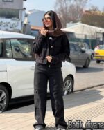 کت کراپ لینن مدل رزیتا