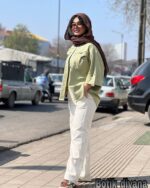 شومیز کتان مدل آرمانه